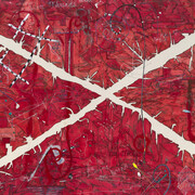 William T. Wiley, Bo Banna (detail), 1972. Courtesy of Paul Thiebaud Gallery