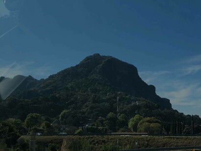 The Tepozteco hill in Tepoztlan, Mexico