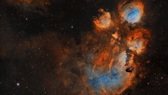 NGC 6334, conocida como Nebulosa Pata de Gato