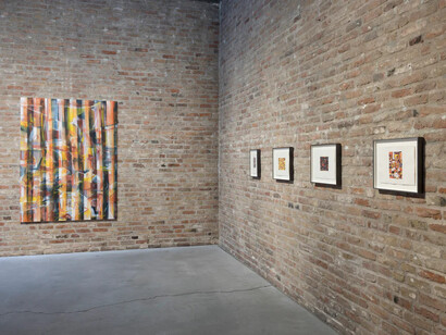 Bijanka Bacic, The wandering dot, ausstellungsansicht. Mit freundlicher genehmigung der König Galerie