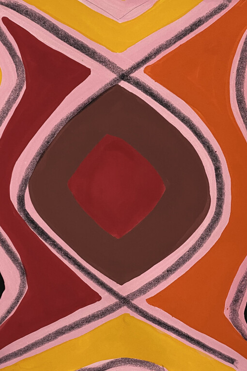 Marina Adams, '12x9_285', 2021. Gouache and
Crayon on Arches Aquarelle Paper, 30.5 x 22.9cm
(12 x 9in). Copyright Marina Adams. Courtesy the
artist and Stephen Friedman Gallery, London.