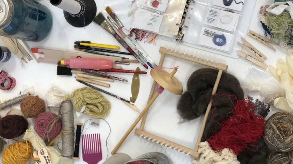 In the Studio. Courtesy of Sara Kay Gallery