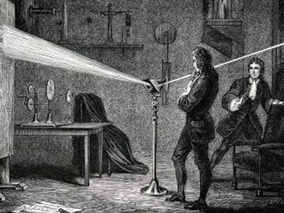 Experimento del prisma de luz de Newton