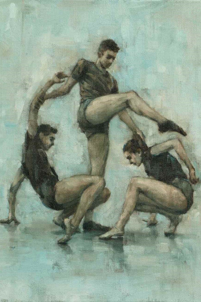 Carl Chapple - 'Montagues VI' - Andrea Battaggia, Maria Brunello & Miguel Fernandes - 36x46 OC