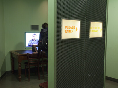 Getting in, exhibition view. Courtesy of Immigration Museum