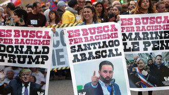 Protestas contra el racismo en Barcelona, España