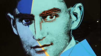 Andy Warhol; Franz Kafka Silkscreen, 1980 (Diez retratos de judíos del Siglo XX)