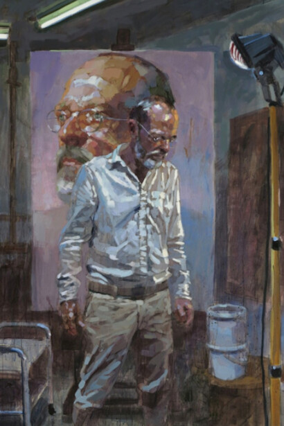 Laurent Dauptain, Autoportrait (1871), 2017. Courtesy of Hugo Galerie