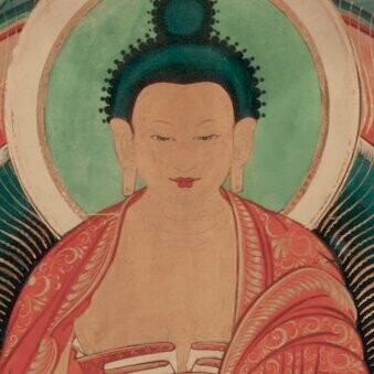Imágen anónima de Buda, Mongolia, siglo XIX