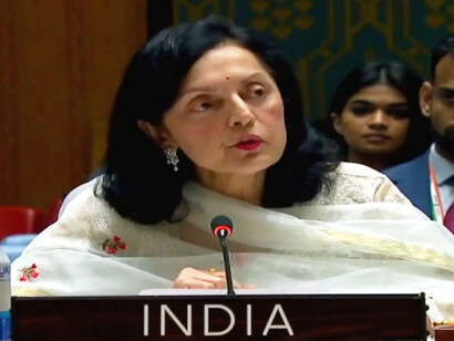 Ruchira Kamboj, India’s ambassador of India to the United Nations (UN)