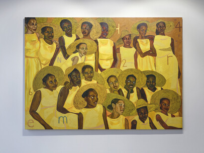 Khalif Tahir Thompson, Beautiful land, exhibition view. Courtesy of Zidoun‐Bossuyt Gallery