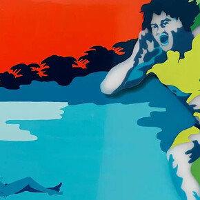 Evelyne Axell, L’appel (detail), 1972. Courtesy of the Fondation Carmignac