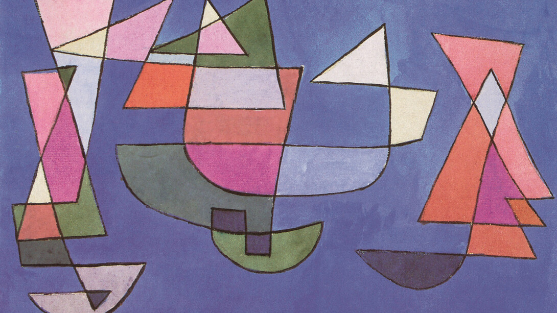 Paul Klee, Sailing Boats, 1927, watercolour on paper mounted on cardboard, 22.8 x 30.2 cm, Zentrum Paul Klee, Bern