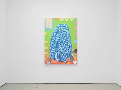 Alex Dodge, Dark patterns, exhibition view. Courtesy of Klaus von Nichtssagend Gallery