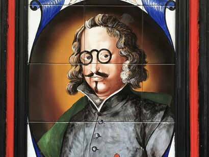 Francisco de Quevedo. Taberna Stop, Barrio de las Letras, Madrid España