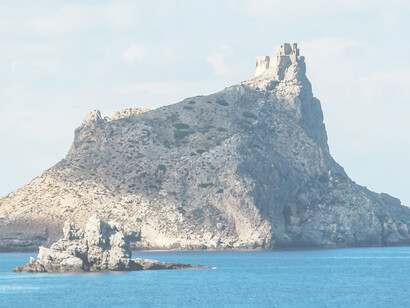 Marettimo, Italia. Castello Punta Troia 
