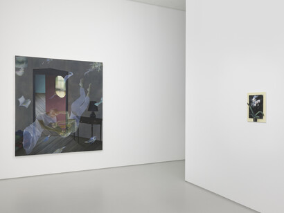Ellen Akimoto, Everybody’s in the room, exhibition view. Courtesy of Galerie Judin 
