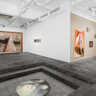 Radhika Khimji, The line is time, exhibition view. Courtesy of Experimenter