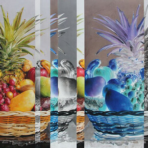 Olan Ventura, Unstilled Life 02,
2015,
Acrylic on Canvas,
152 x 244 cm