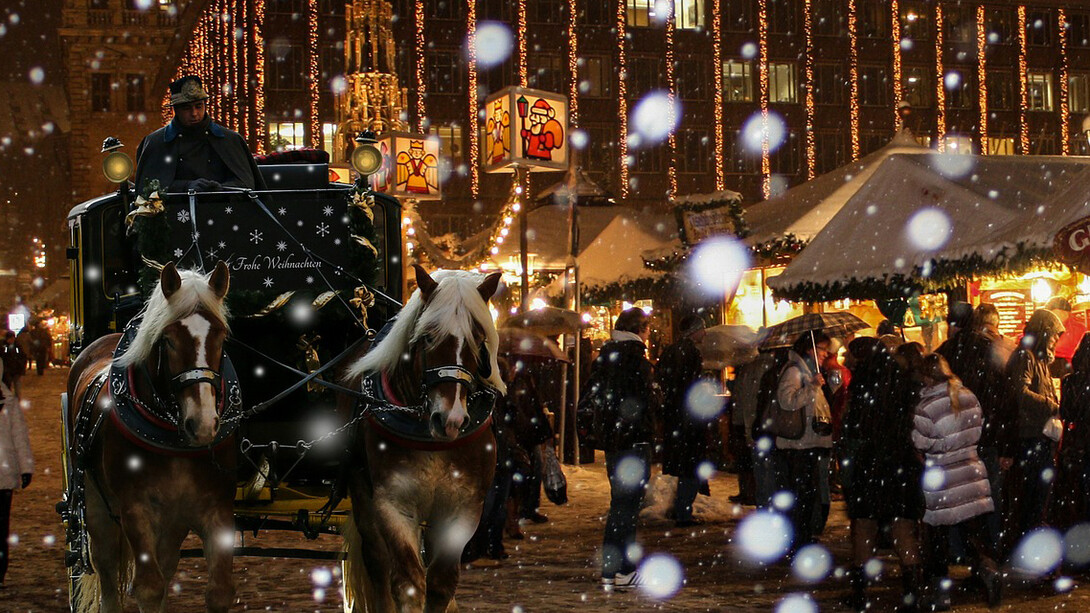 Un mercatino di Natale