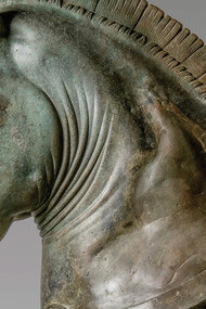 Protome di cavallo “Medici Riccardi”, 340-330 a.C. Bronzo fuso