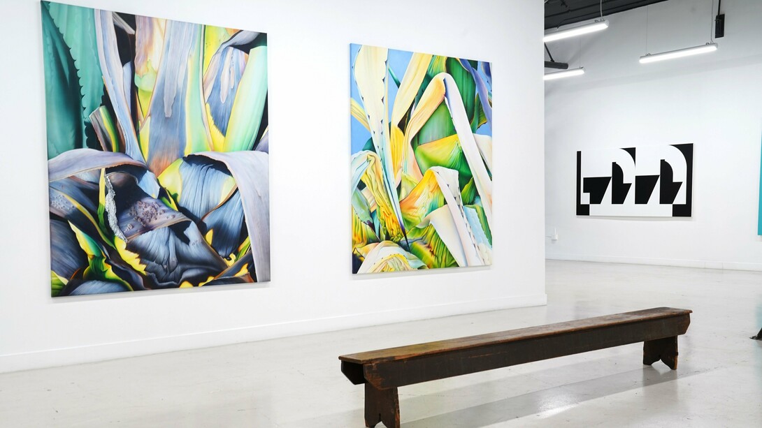 Installation View, Adele Renault & Chad Hasegawa, Here Now, Now Here, 2024. Courtesy of Good Mother Gallery