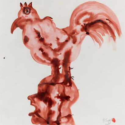 Barthélémy Toguo, Human nature 30, 2025. Courtesy of HdM Gallery