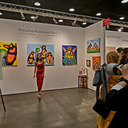 Divers artistes, Art Vancouver 2024, vue d'exposition. Avec l'aimable autorisation d'Art Vancouver