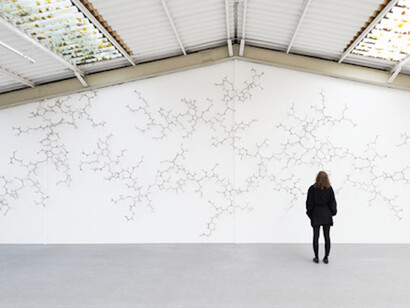 Loris Cecchini, Exhibition view. Courtesy of Galleria Continua