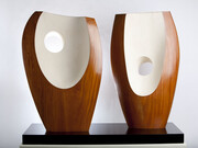 Barbara Hepworth, Two Forms with White (Greek), 1963. The Hepworth Wakefield, © Bowness, Hepworth Estate. Photography by Jonty Wilde