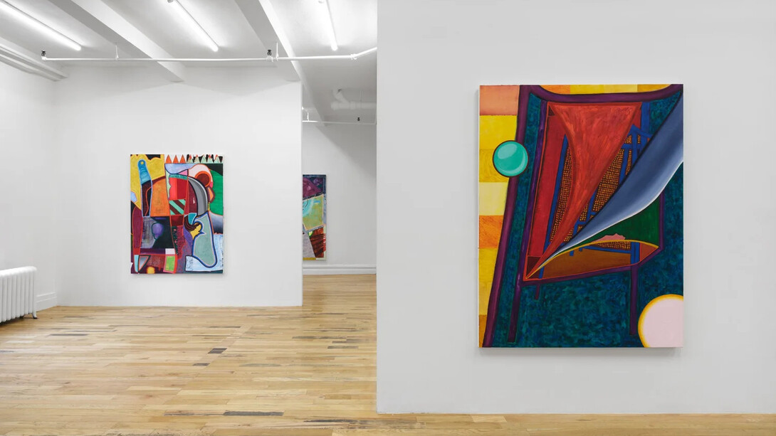 Carrie Rudd, The lips, the teeth, the tip of the tongue, exhibition view. Courtesy of Polina Berlin Gallery