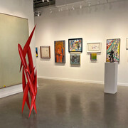 Various artists, A tribute to André Emmerich, exhibition view. Courtesy of Lincoln Glenn Gallery