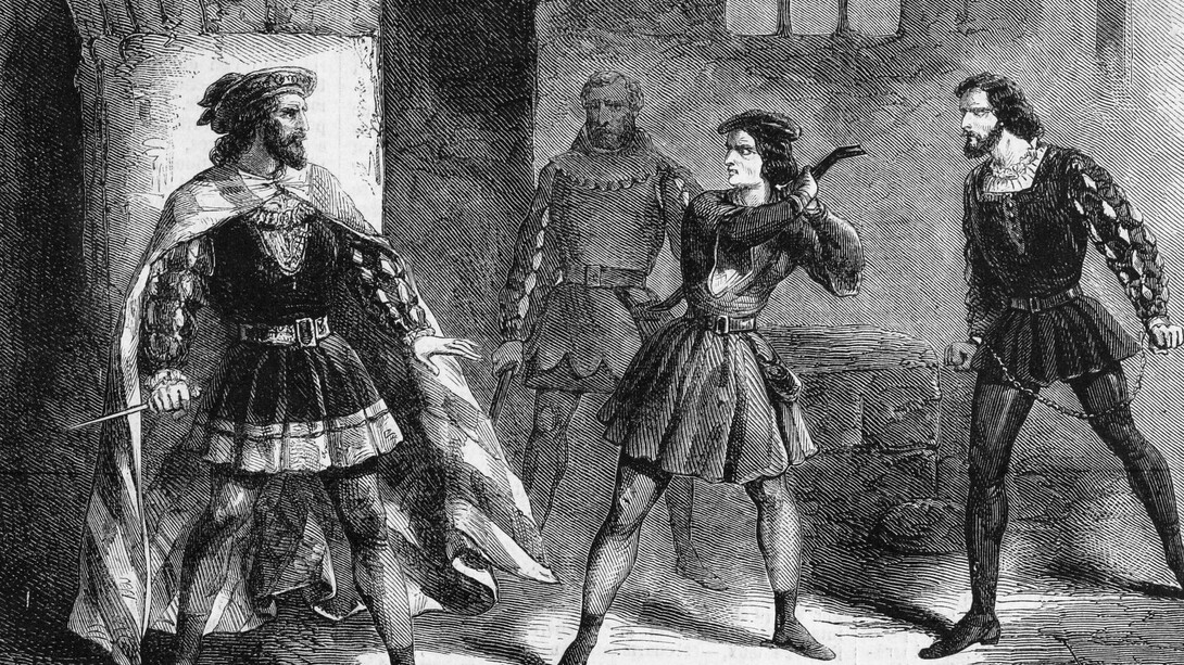 Representación de una escena de «Fidelio»