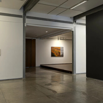 Anju Dodiya, The geometry of ash, exhibition view. Courtesy of Chemould