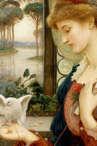 Marie Spartali Stillman, Loveʼs Messenger, c. 1885