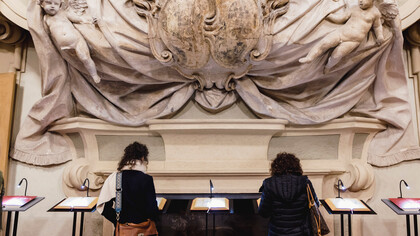Emilio Isgrò: Mostra a Bologna  "La Cancellazione dei Codici - Civile e Penale" a Art City  (foto di Valentina Cafarotti e Federico Landi)