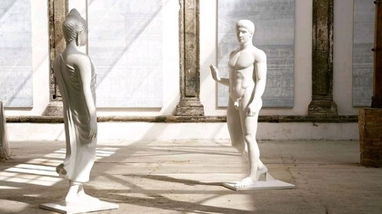 Natee Utarit, Buddha con la statua romana del Doriforo Polifitico, Fondazione Made in Cloister