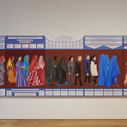 Verschiedene künstler, Seven paintings – Seven encounters, ausstellungsansicht. Mit freundlicher genehmigung von Mudam