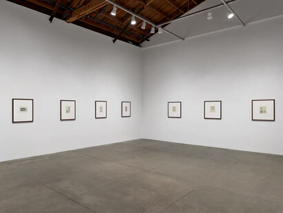 Lee Lozano, Hard handshake, exhibition view. Courtesy of Hauser & Wirth Gallery