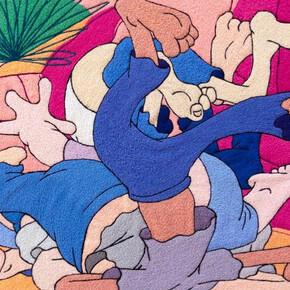 Peter Frederiksen, Fighting for scraps, 2024. Courtesy of Massey Klein Gallery