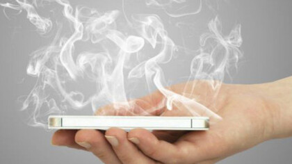 El teléfono echa humo