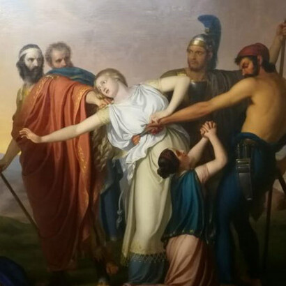 Giuseppe Diotti, Antigone condannata a morte da Creonte, 1845