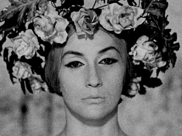 Sofiko Chiaureli in Sayat Nova (1969), directed by Sergei Parajanov. The film is presented in Armenian, Azerbaijani, and Georgian