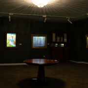 Various artists, In a different light. The evolution of American Impressionism, exhibition view. Courtesy of Madron Gallery