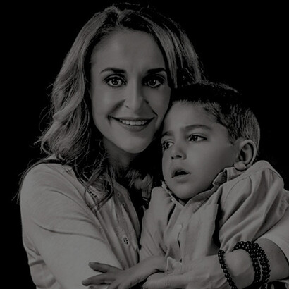 Bárbara Anderson con Lucca