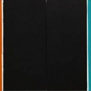 Palermo, Manhattan, 1976-77, Acrylic on steel in two (2) parts, 39 3/8 x 39 3/8 inches (each), 100 x 100cm, 39 3/8 x 78 3/4 inches (overall), 100.0 x 200.0cm, Private Collection, Catalogue Raisonné No. 201