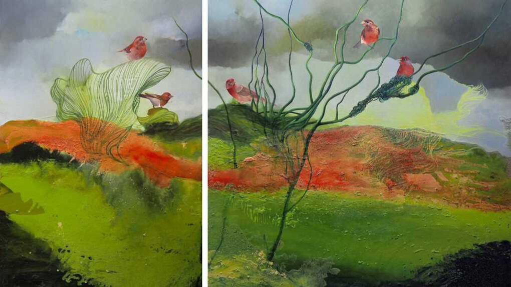 Resa Blatman, Toxic bloom 1, 2018. Courtesy of Childs Gallery