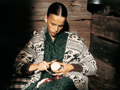 Cowichan Sweater featured in Journal Standard Luxe, Fall/Winter 2009