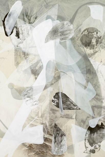 Marco Reichert, Untitled, 2015, tecnica mista su tela, 190 x 140 cm. Courtesy of Ribot