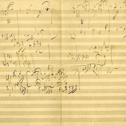Manuscrito de Beethoven
